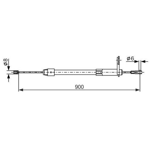 Bosch handbremsseil hinten - bosch,